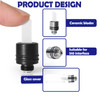 Ceramic heating head are Heating MultiTool for Slicing Wax or Viscous oil etcblack