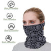 Neck Gaiter Face Cover Bandana Mask Scarf Breathable Sun Dustproof for Cycling Running Fishing Hiking