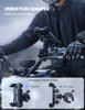 Lamicall Motorcycle Phone Mount Holder Dual Vibration Dampener Upgrade Handlebar Clip Motorcycle Cell Phone Holder Bike