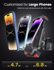 Pnitri 2025 New Upgraded Bike Phone Holder Handlebar 1S Quick Install Motorcycle Phone Mount Bicycle Phone Holder fit La