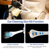 Ahuliao Car Cleaning Gun Kit for Classic Car Cleaning Gun Z010 and Air Blow Out Tool Z014 1 Set