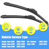 Gavimnal 2424 Silicone Wiper Blades Replacement For Dodge Ram 1500 20022008 Ram 2500 20032008 Ram 3500 20032008 Ram 1500