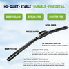 OEM QUALITY 22 22 PARRATI Premium AllSeason Windshield Wiper Blades Set of 2
