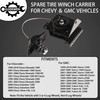 Spare Tire Hoist Spare Tire Winch Carrier for 19992017 Chevy Silverado 1500 2500 3500 Suburban Tahoe GMC Sierra 1500 250