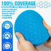 KUIMIT Blue Polish Pad 3Pcs 65 Inch Face for 6 Inch Buffing Polishing Pads and Woolen Pads 150mm Backing Plate Compound
