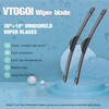 VTOGOI OEM Quality 2618 Premium AllSeason Auto Windshield Natural Rubber JHook Wiper BladesPack of 2