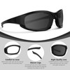 Jeemeele Motorcycle Goggles 2PCS Motorcycle Riding Glasses Riding Goggles Motorcycle Sunglasses UV Protection Dustproof