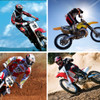 LMAVAG Dirt Bike ATV Goggles 2 Pack Motorcycle Gear for Men Women Motocross Bike Riding Offroad Helmet Ski Glasses UV400