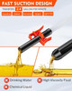 BestCosy Portable Transfer Pump Battery Operated Electric Siphon Pump for Gas Fuel Diesel Water Transfer 24 GPM Flow Oil