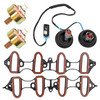 Dual Knock Sensors with Wiring Harness and Intake Manifold Gasket Kit for Chevy Silverado Avalanche Tahoe GMC Sierra Yuk