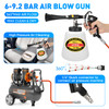 MYPIN Car Cleaning Gun Kit 692Bar High Pressure Air Blow Gun with 2 Set Nozzle Interior Car Cleaning for Vehicle Upholst