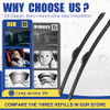 3 wipers Replacement For 2023 2022 2021 2020 2019 Toyota Rav4 Windshield Wiper Blades Original Equipment Replacement 261