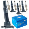 Ignition Coil Pack with Iridium spark plug for Kia Soul Forte Forte5 Hyundai Tucson Elantra Elantra GT 18L 20L ONLY 2011