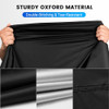 Favoto Motorcycle Cover Waterproof Outdoor All Season Weather Sun Rain Protection Night Reflective with LockHoles Storag