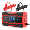 YONHAN Battery Charger 10Amp 12V and 24V FullyAutomatic Smart Car Battery Charger Battery Maintainer Trickle Charger and