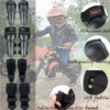 Reomoto Kids Dirt BIke Elbow Knee PadsMotocross Knee Shin Protect GearAdjustable Motorcycle Knee Eblow Protecion for Cyc
