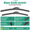 26 16 14 Windshield Wiper Blades Replacement for Mazda CX30 CX30 2020 2021 2022 2023 2024 2025 Premium All Weather Front