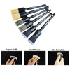 MVEQRRN 6pcs Car Detailing Brush Set2pcs Boars Hair Car Detailing Brushes2pcs Ultra Soft No Scratch Detailing Brush for