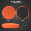 CHEGIF Buffing Polishing Pads 5Pcs 55 Inch Face for 5 Inch Backing Plate Compound Buffing Sponge Pads with Hex Logic Pat
