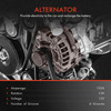APremium Alternator Compatible with ChevroletChevy Cadillac GMC Vehicle Models 43L 48L 50L 53L 57L 60L 65L 66L 81L 12V 1