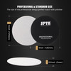 Glass Polishing Pad SPTA 5 Pcs 5125mm Car Glass Polishing Discs Microfiber Polishing Buffing Pad Scratch Removal Kit for
