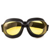 evomosa Motorcycle Goggles Vintage Pilot Goggles Retro Motocross Goggle Outdoor Eyewear Sports Glasses for Half Helmet B