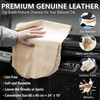 Chamois Cloth for Car 2 Pack Shammy Towel 24 x 16 258 sq ft Each Super Absorbent Car Drying Towel Real Leather Lint Free
