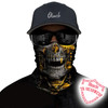Obacle Skull Face Mask Half Gaiter Mask for Men Dust Wind UV Sun Protection Seamless 3D Tube Mask Bandana for Men Women