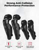KEMIMOTO Motorcycle KneeandShin Guards Elbow Pads for Men 4Pcs Powersports Protective MotocrossRacingDirt Bike Gear Rodi