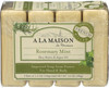 A La Maison, Soap Bar Rosemary Mint, 3.5 Ounce, 4 Pack