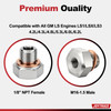Oil Pressure Sensor Adapter for GM LS Series Engines LS1 LSX LS3 42L 43L 48L 53L 60L 62L M16 15