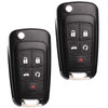 MechanMagic Flip Key Fob Replacement Fits for Chevy Equinox Camaro 20102019 Cruze Malibu Impala Sonic GMC Terrain Buick