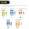Nilight 50040R 12V Car AddaCircuit Fuse Adapter with Standard and Mini TAP Profile TAP Blade Fuse for Cars Trucks Boats