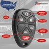Car Key Fob Keyless Entry Remote fits 20072014 Chevy Tahoe Suburban 20072014 Cadillac Escalade 20072014 GMC Yukon fits P