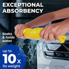 Premium XL Shammy Towel for Car 2pk 34x25 Super Absorbent Chamois Cloth Spots ScratchFree Reusable Car Drying Towels