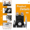 14V Golf Cart Solenoid Compatible with EZGO TXT Gas Golf Cart 1994Up 4 Terminal Solenoid Replace 27153G01 612813