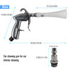 Bqweun Aluminium Car Cleaning Gun with Tapered Nozzle Air Blower for Car Detailing Air Blow Blower Gun for Detailing Car