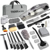 THINKWORK Car Cleaning Kit Car Detailing Kit Interior Cleaner with High Power Handheld Vacuum 10Pcs Detailing Brush and