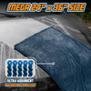 Chemical Guys Megalodon Microfiber Drying Towel with Twisted Loop Technology Super Plush Absorbent 24 x 36 Microfiber To
