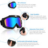 Lievermo Dirt Bike Goggles 2 Pack Motorcycle ATV Riding Ski Racing Helmet Goggles Windproof Glasses for Adults Men Women