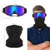 Lievermo Motorcycle Goggles Dirt Bike 2 Pack ATV OffRoad Riding Motocross Ski Goggles Windproof Glasses with Sun UV Prot