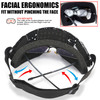 immoono 4Pcs Set Dirt Bike Goggles with Face Cover Motorcycle ATV Motocross Riding Offroad Goggles for Adults Men Women