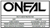 ONeal Holeshot Protector Black Medium Large 1285004