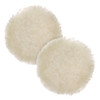 TCP Global Premium 6 Inch Wool Buffing Pads 2 Pack 100 Natural Wool Buffer Pads Polishing Pad for Car Detailing 1 Inch T