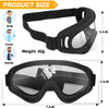 OXG 2 Pairs Motorcycle Goggles Fit Helmet ATV Ski Goggles AntiUV Dustproof Windproof Dirt Bike Goggles for Youth Men Wom