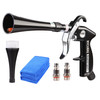 RYCUBRE Tornado Car Cleaning Gun High Pressure Air Blow Gun Air Blower Gun with 2 Nozzles 2 Microfiber Towels Durable Me
