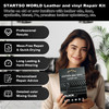 STARTSO WORLD Black Leather Repair Kit Vinyl Repair kit for Car Interiors Furniture Couches Car Seat Sofa Jacket and Pur