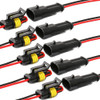 YETOR Way Car Waterproof Electrical Connector16 AWG 2 pin Plug Auto Electrical Wire Connectors for Car Truck Boat and Ot