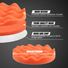 6 Inch Car Polishing Buffing Sponge Pads Kit Wool Bonnet Pads for Household Electric Drill and Auto Polisher with 8mm M1