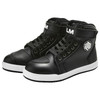 ILM Motorcycle Shoes for Men Black Waterproof Street Riding Breathable Powersport AntiSlip Footwear with Ankle Support S